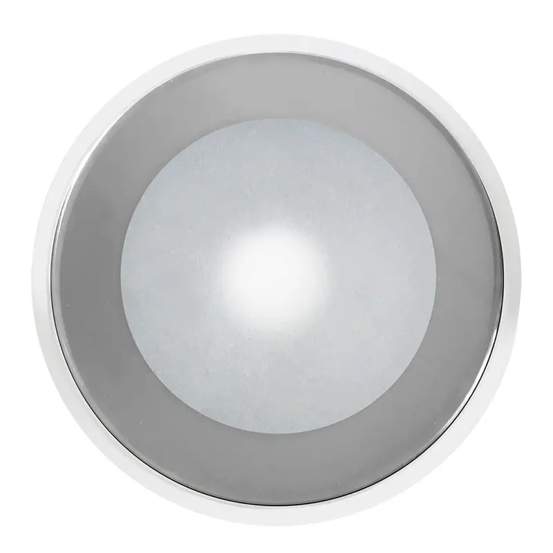 Shadow-Caster Dlx Series Down Light - White Housing - Rgb - Chrome Bezel  [Scm-Dlx-Cc-Chr-Wh] 1