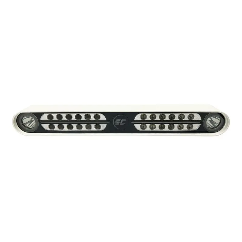 Shadow-Caster Eagle Ray Led Light Bar - White Housing  Dual Optics [Scm-Eagle-Ray-Wh] 1