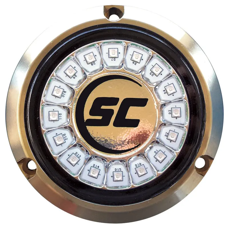 Shadow-Caster Great White Single Color Underwater Light - 16 Leds - Bronze [Scr-16-Gw-Bz-10] 1