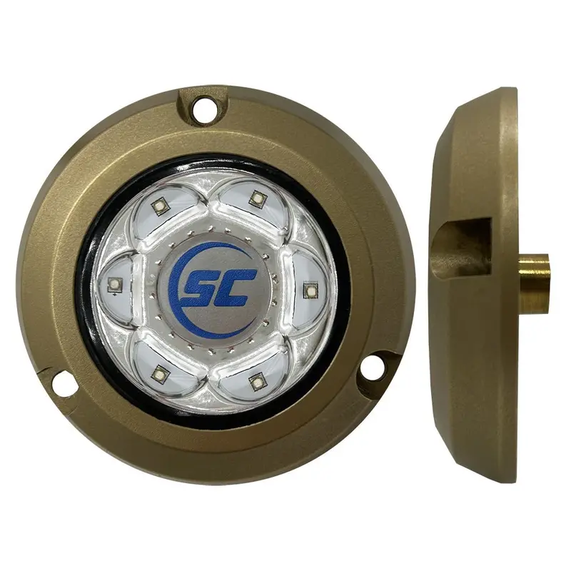 Shadow-Caster Sc2 Series Bronze Surface Mount Underwater Light - Bimini Blue [Sc2-Bb-Bzsm] 1