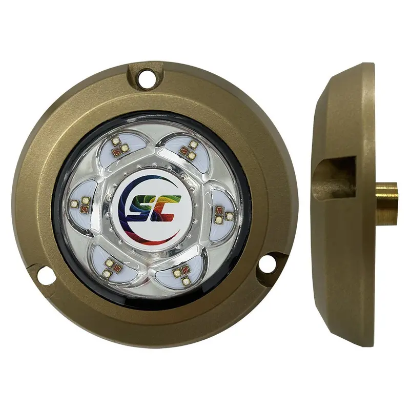 Shadow-Caster Sc2 Series Bronze Surface Mount Underwater Light - Full-Color [Sc2-Cc-Bzsm] 1