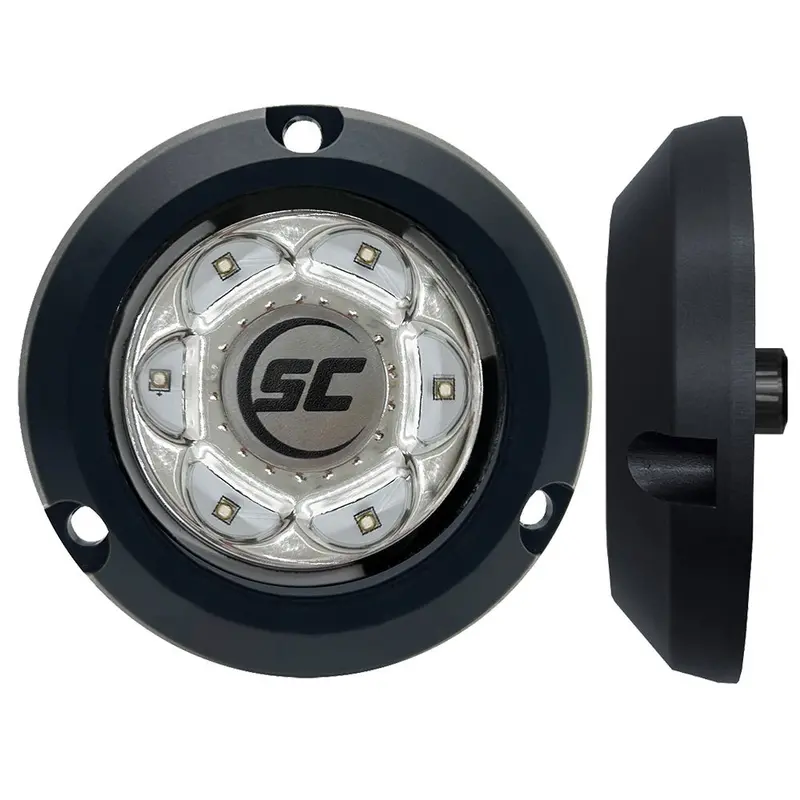 Shadow-Caster Sc2 Series Polymer Composite Surface Mount Underwater Light - Great White [Sc2-Gw-Csm] 1