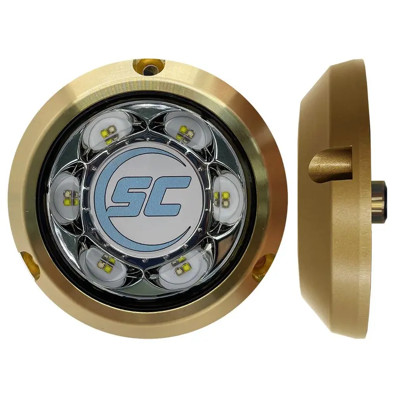 Shadow-Caster Sc3 Series Bimini Blue Bronze Surface Mount Underwater Light [Sc3-Bb-Bzsm] 1