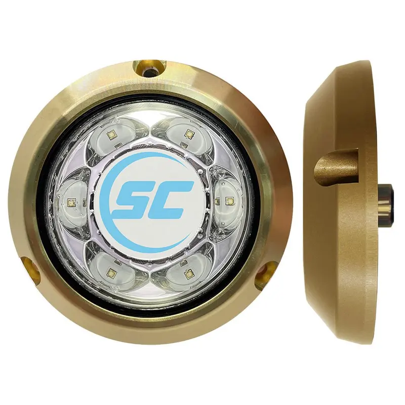 Shadow-Caster Sc3 Series Great White Bronze Surface Mount Underwater Light [Sc3-Gw-Bzsm] 1