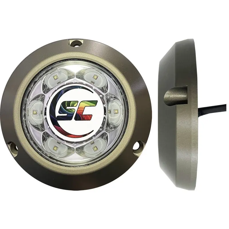 Shadow-Caster Sc3 Series Underwater Light - Full-Color Change - 12-Color Standard Or Unlimited Colors W/Shadow-Net [Sc3-Cc-Alsm] 1