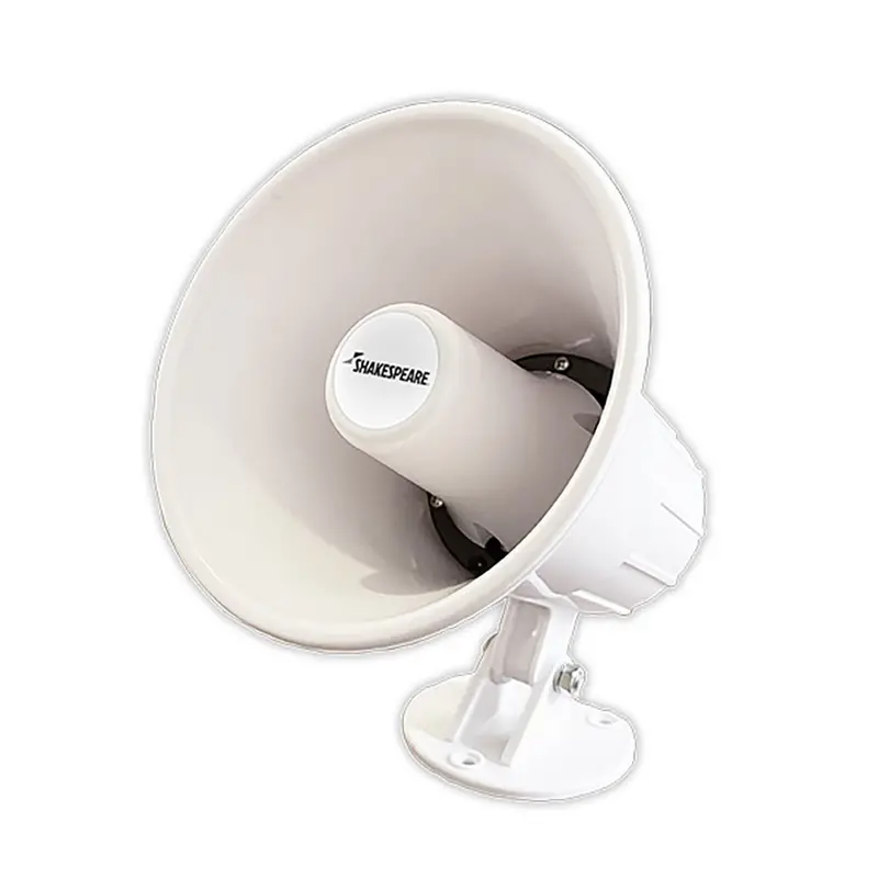 Shakespeare 15W 4-Ohm 5" Loud Hailer Speaker W/Bracket  Talkback - White [Hs-5A] 1