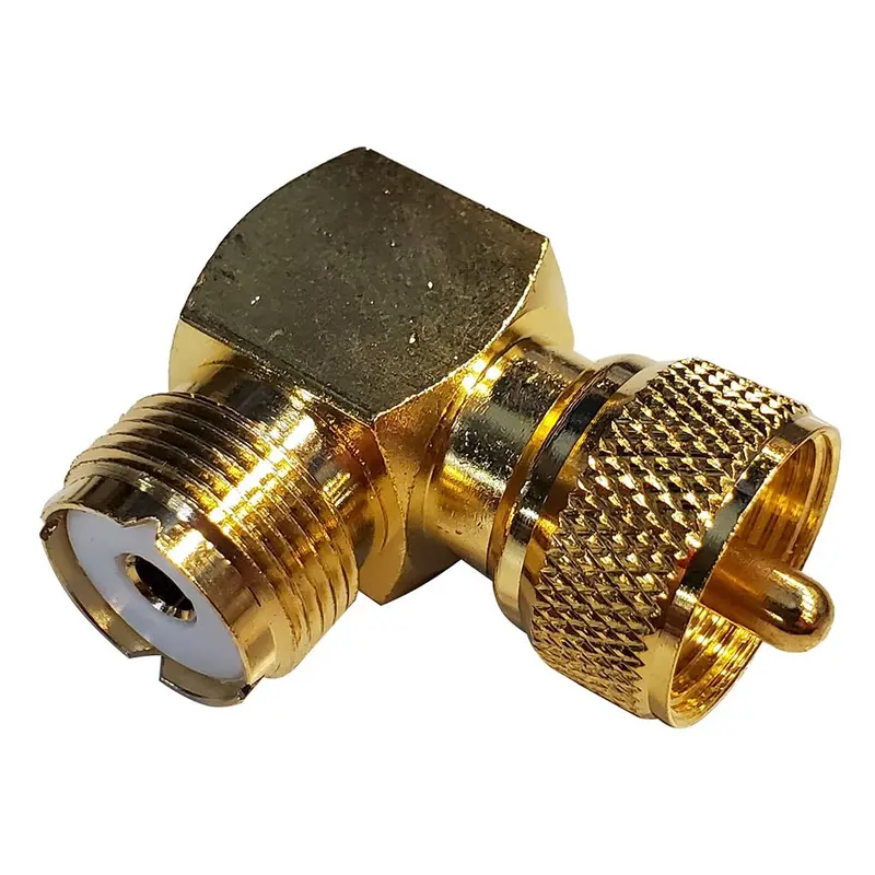 Shakespeare Right Angle Connector - Pl-259 To So-239 Adapter [Ra-259-239-G] 1