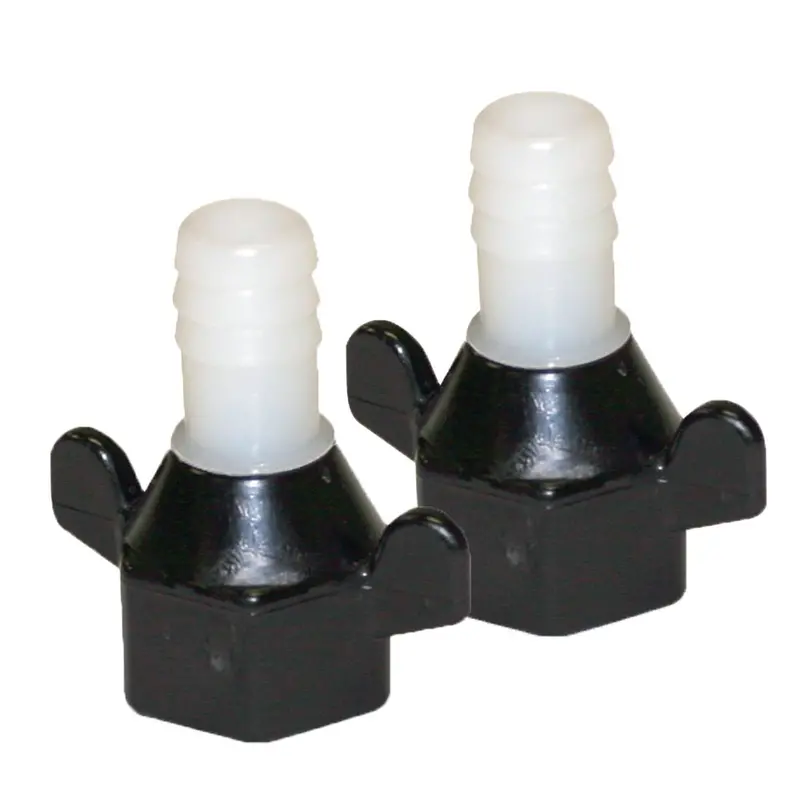 Shurflo By Pentair 1/2" Barb X 1/2" Npt-F Hex/Wingnut Straight Fitting (Pair) [94-181-04] 1