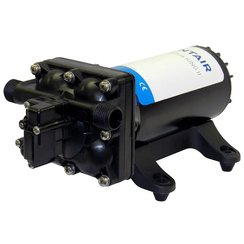 Shurflo By Pentair Aqua King Ii Supreme 5.0 (24 Vdc) Fresh Water Pump W/Strainer  Fittings [4158-163-E75] 1