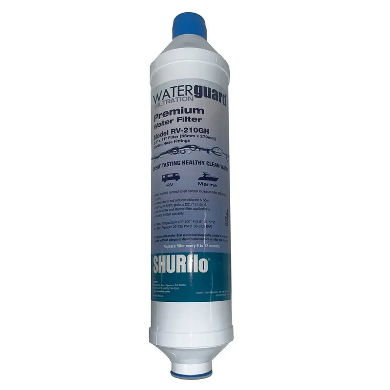 Shurflo By Pentair City Water Entry In-Line Filter W/Garden Hose Ends [Rv-210Gh-A] 1