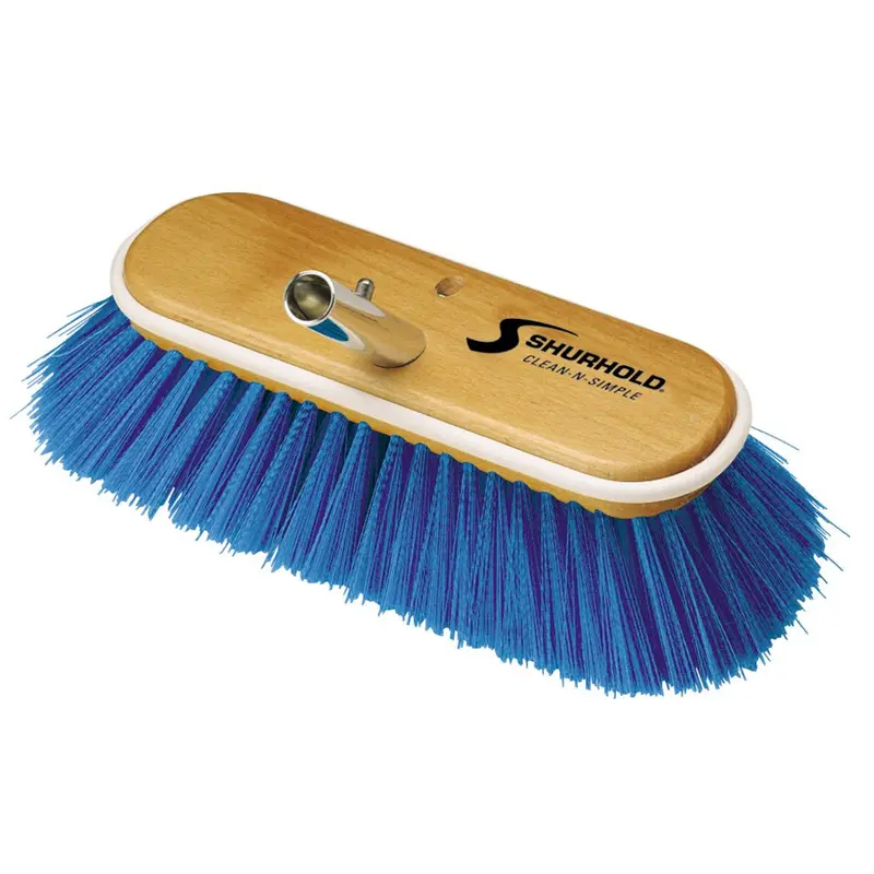 Shurhold 10" Extra-Soft Deck Brush - Blue Nylon Bristles [975] 1