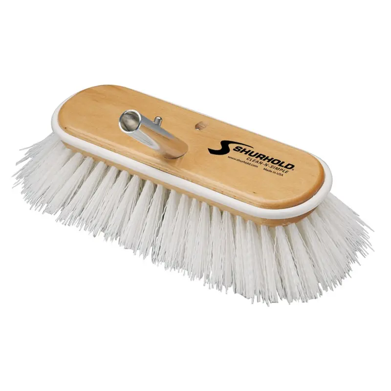 Shurhold 10" Polypropylene Stiff Bristle Deck Brush [990] 1
