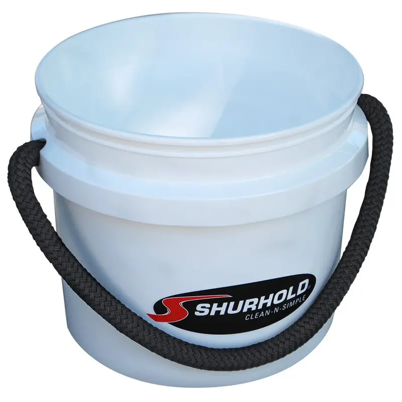 Shurhold Worlds Best Rope Handle Bucket - 3.5 Gallon - White [2431] 1