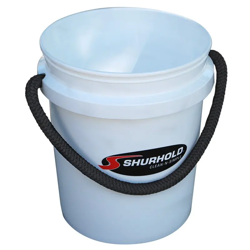 Shurhold Worlds Best Rope Handle Bucket - 5 Gallon - White [2451] 1