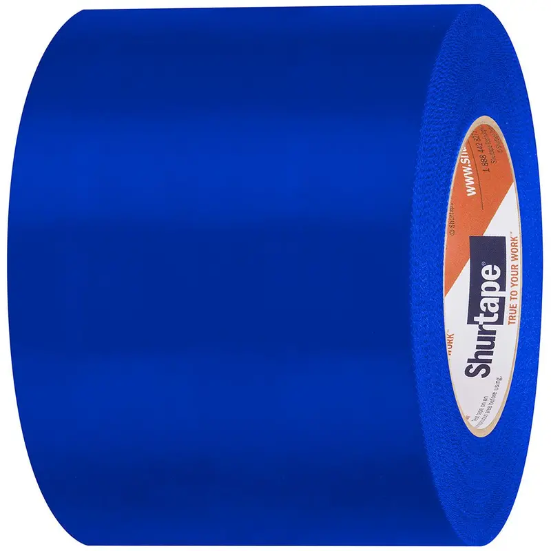 Shurtape Uv-Resistant Marine Heat Shrink Tape - 96Mm X 55M Roll - Serrated Edge Blue [105743] 1