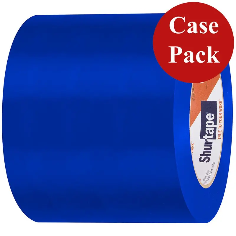 Shurtape Uv-Resistant Marine Hull Preservation Tape - 96Mm - 33M Roll - Straight Edge Blue *Case Of 12 Rolls* [105750C] 1