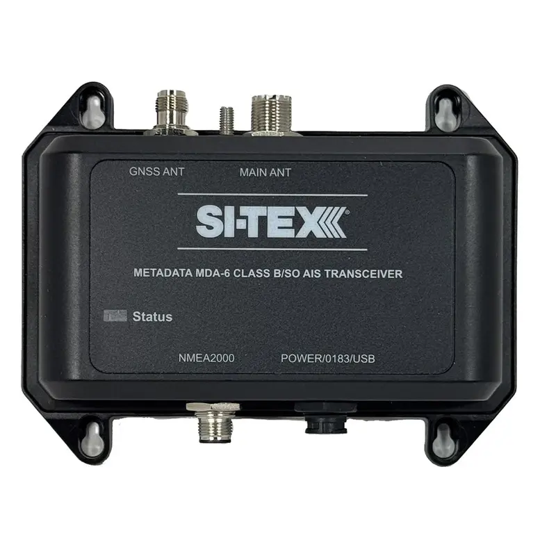 Si-Tex Mda-6 High Power 5W Sotdma Class B/So Ais Transceiver W/Bluetooth, Wi-Fi, Nmea0183, Nk2 Isolated Usb Interface [Mda-6] 1