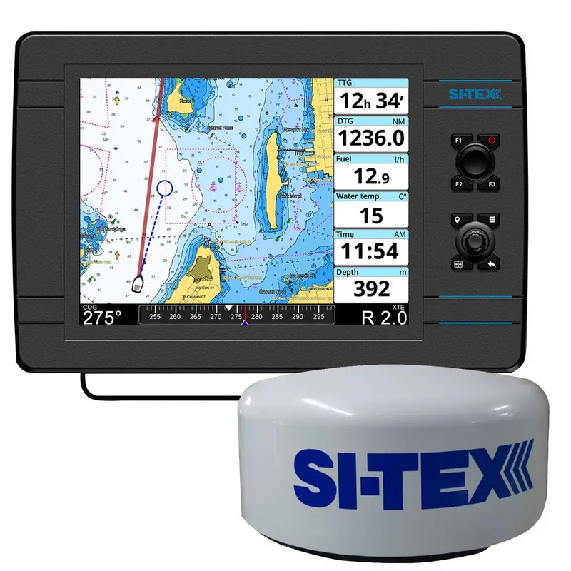 Si-Tex Navpro 1200 W/Mds-15 Wifi 20" Hi-Res Digital Radome Radar W/15M Cable [Navpro1200r] 1