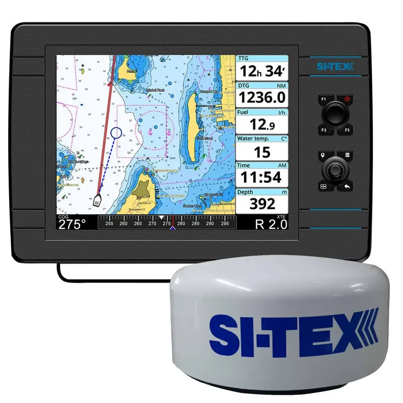 Si-Tex Navpro 1200F W/Mds-15 Wifi 20" Hi-Res Digital Radome Radar W/15M Cable [Navpro1200fr] 1
