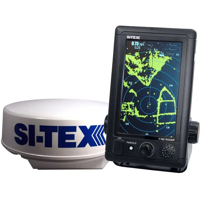 Si-Tex T-760 Compact Color Radar W/4Kw 18" Dome - 7" Touchscreen [T-760] 1