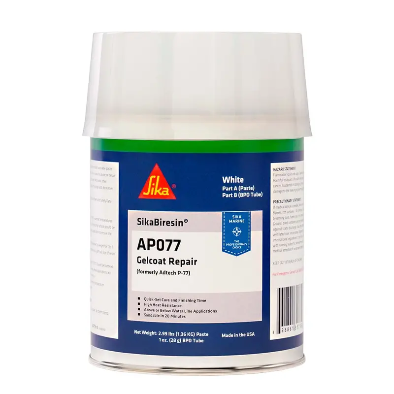Sika Sikabiresin Ap077 Polyester Fairing Compound Above/Below Waterline - Quart [609801] 1