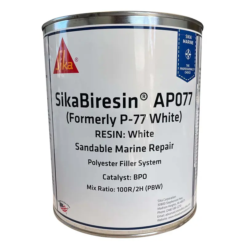 Sika Sikabiresin Ap077 White Gallon Bpo Hardener Required [606547] 1