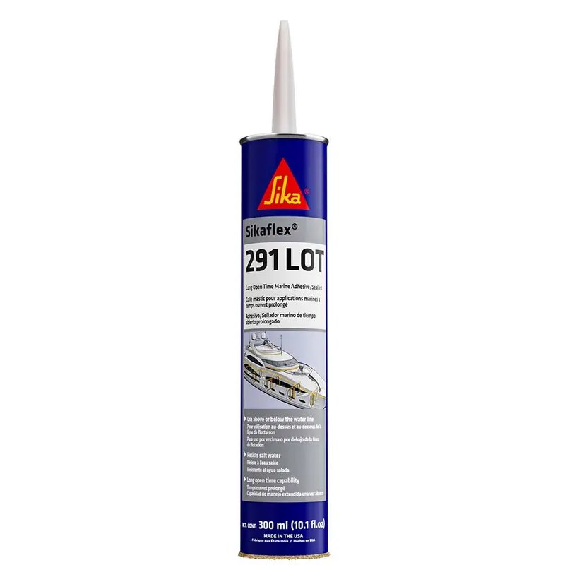 Sika Sikaflex 291 Lot Slow Cure Adhesive  Sealant 10.3Oz(300Ml) Cartridge - Black [90927] 1
