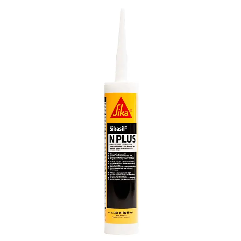 Sika Sikasil-N Plus White 10Oz W/Nozzle [432029] 1