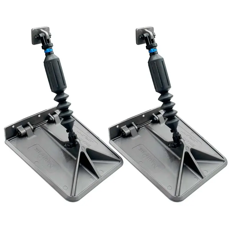 Smart Tabs Sx Trim Tabs By Lectrotab 9.5" X 10" F/12'-16' Boats W/40Lb Actuators - 40-80Hp - Gunmetal Grey [Sxg9510-40] 1