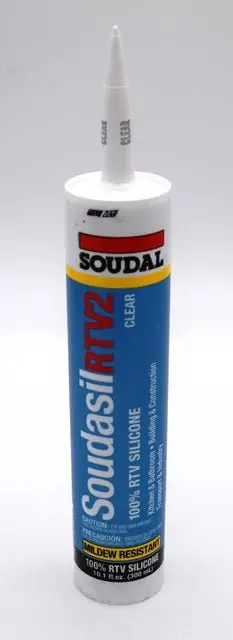 Soudasil Rtv2 Silicone Sealant (Clear 10Oz/305 Ml) 1