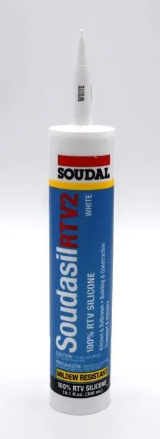 Soudasil Rtv2 Silicone Sealant (White 10Oz/305 Ml) 1