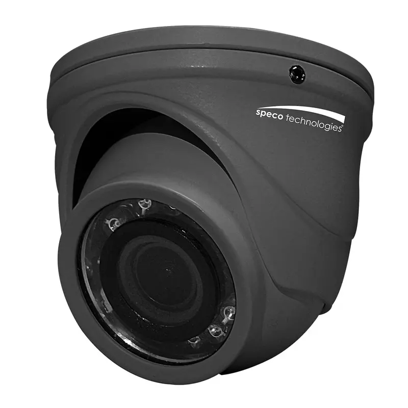 Speco 4Mp Hd-Tvi Mini Ir Turret W/2.9Mm Lens - Grey [Ht471tg] 1