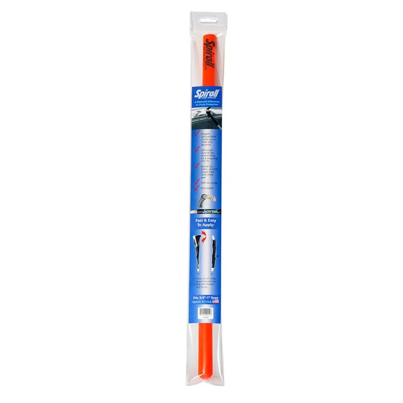 Spiroll Chafe Guard Orange For Lines Up To 3/4"-1" Diameter [Spl-24-O-Cg] 1