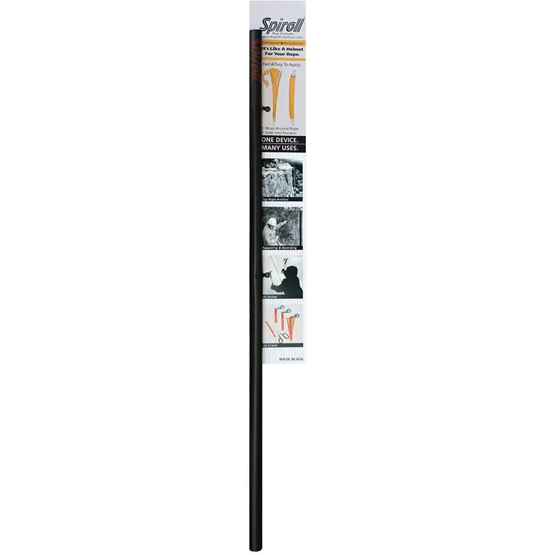 Spiroll Rope Protector Black F/Lines 1/2"  Greater [Spl-24-B-Rp] 1