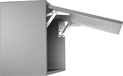 Spring-Loaded Lid Support Hinge 1