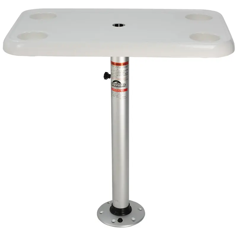 Springfield 16" X 28" Rectangle Table Package - White Thread-Lock [1690107] 1