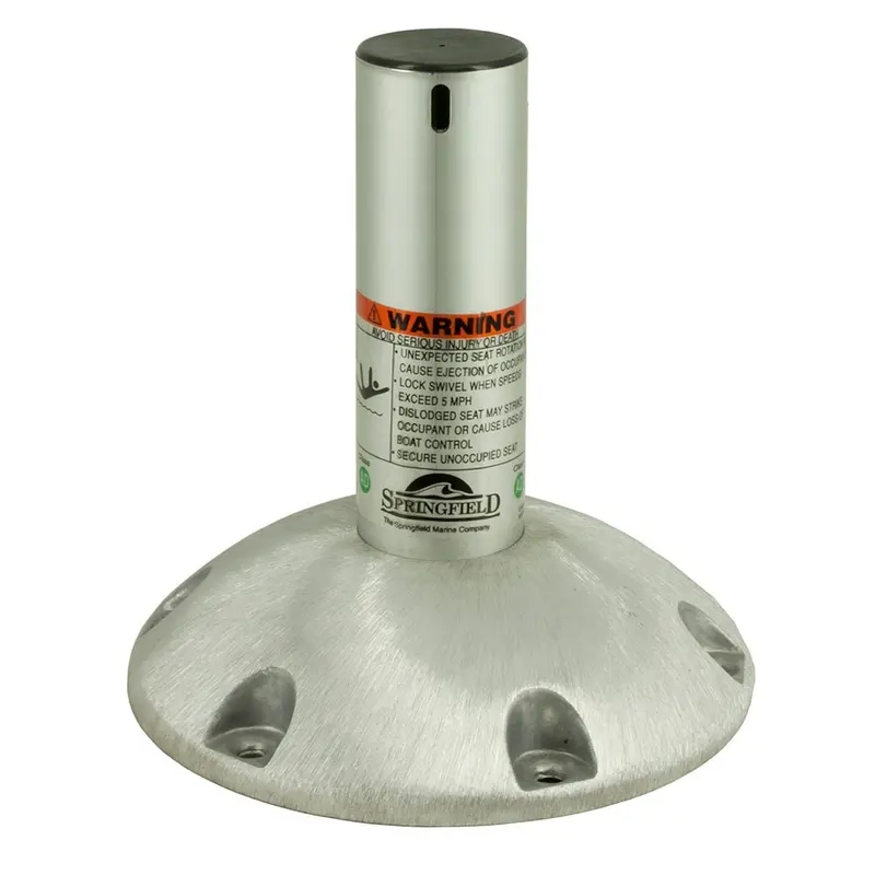 Springfield 2-3/8" Explorer Fixed-Height Locking Pedestal - 9" [1250309-Lns] 1