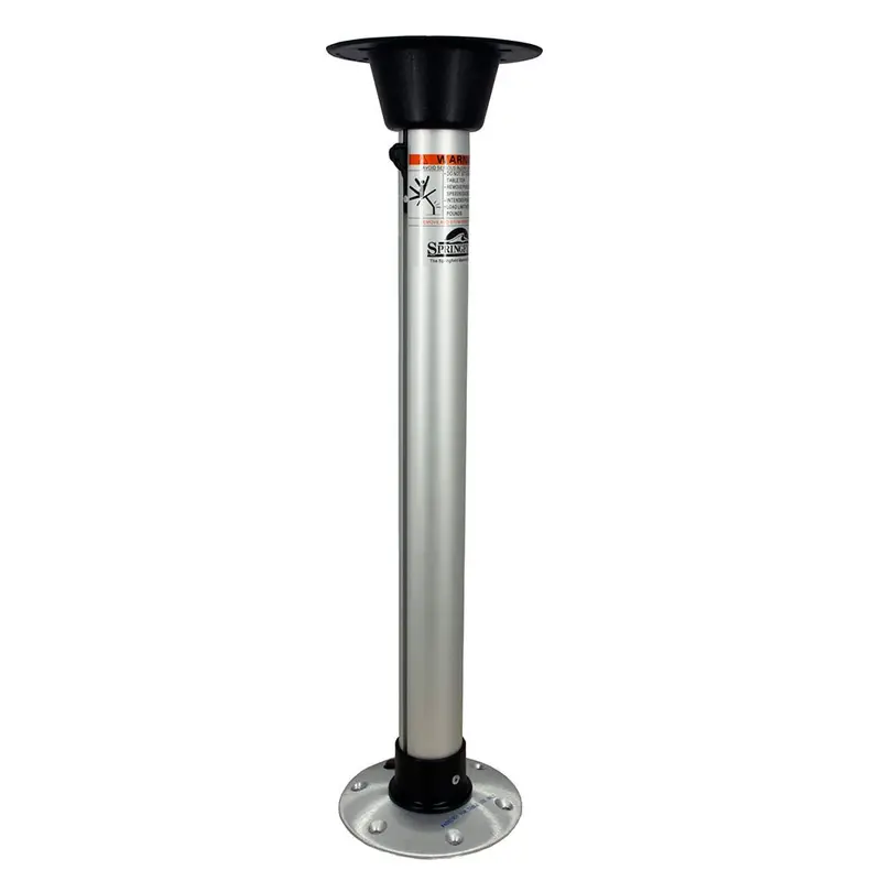Springfield 2-3/8" Thread-Lock Uni-Lock Table Pedestal Package - 27" [1690727-Sl] 1