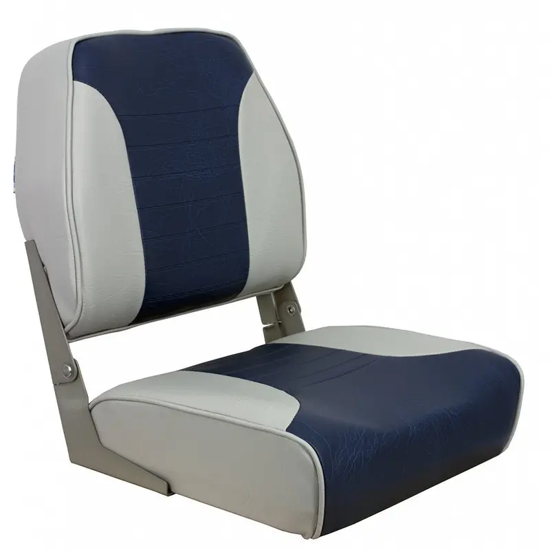 Springfield Economy Multi-Color Folding Seat - Grey/Blue [1040651] 1