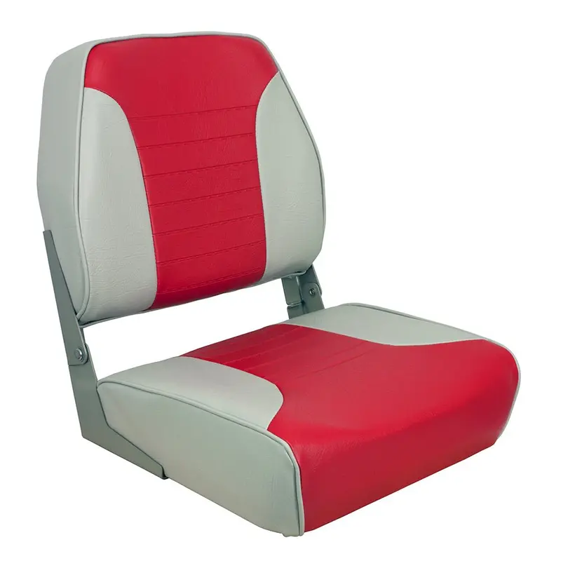 Springfield Economy Multi-Color Folding Seat - Grey/Red [1040655] 1