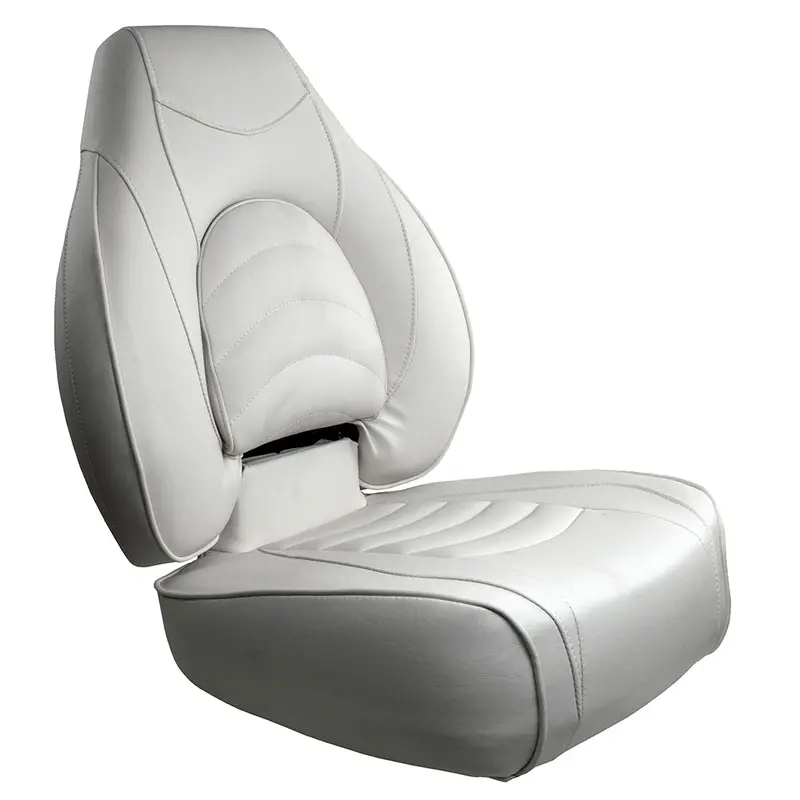 Springfield Fish Pro High Back Folding Seat - White [1041606-1] 1