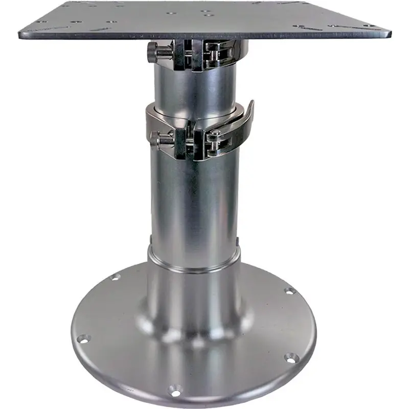 Springfield Pedestal - 3-Stage Table - 16"-30" - Brite Dip [1660236] 1
