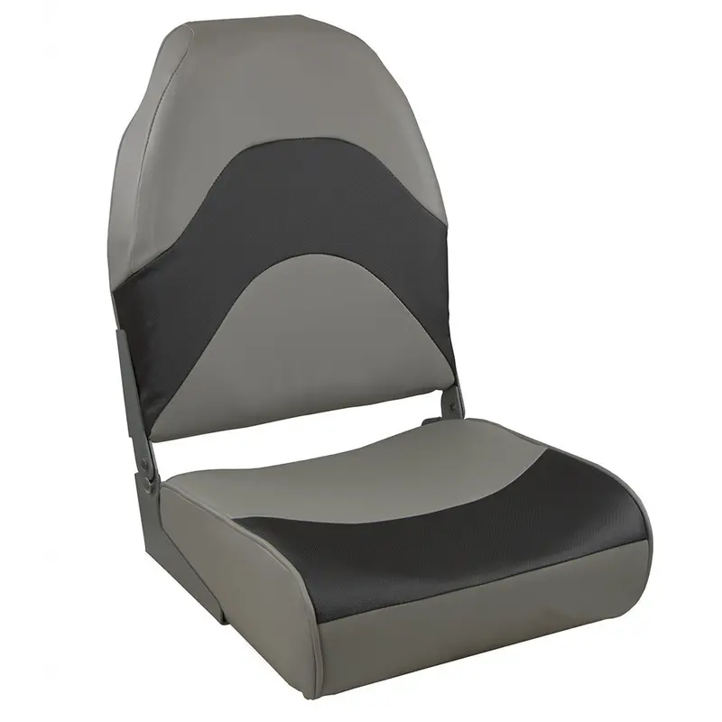 Springfield Premium Wave Folding Seat - Grey W/Meteor Stripe [1062034] 1