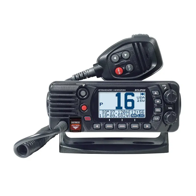 Standard Horizon Gx1410b Eclipse Series 25W Fixed Mount Vhf - Black [Gx1410b] 1