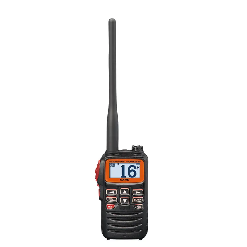 Standard Horizon Hx40 Handheld 6W Ultra Compact Marine Vhf Transceiver W/Fm Band [Hx40] 1