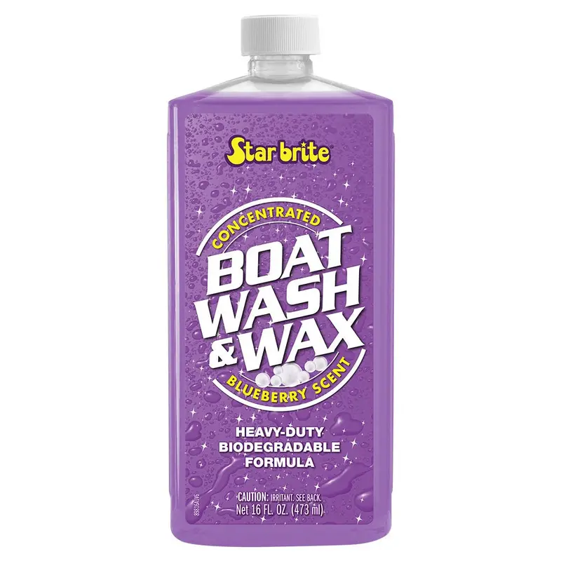 Star Brite Boat Wash  Wax - Heavy Duty Concentrate - Blueberry Scent - 16 Oz [89816] 1