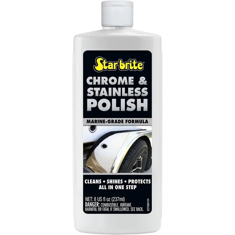 Star Brite Chrome  Stainless Polish - Marine Grade Formula - 8 Oz [82708] 1