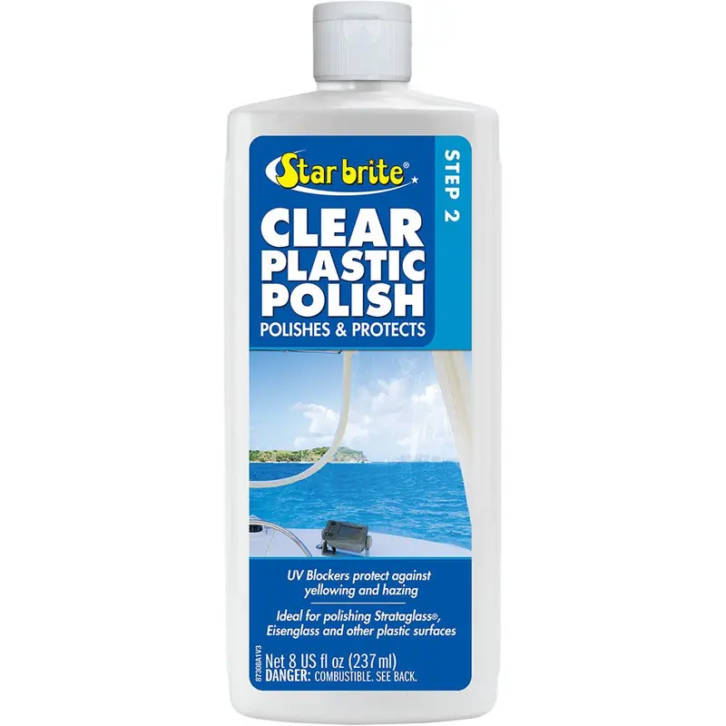 Star Brite Clear Plastic Polish - Step 2 - 8 Oz [87308] 1