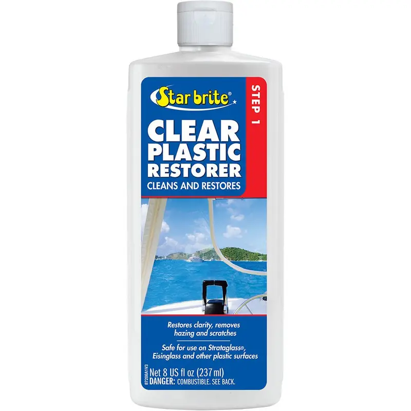 Star Brite Clear Plastic Restorer - Step 1 - 8 Oz [87208] 1
