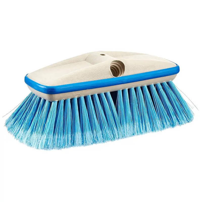 Star Brite Deluxe Medium Blue Wash 8" Brush Head W/Bumper - Dual Connections [40162] 1